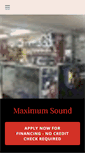 Mobile Screenshot of maximumsoundaz.com